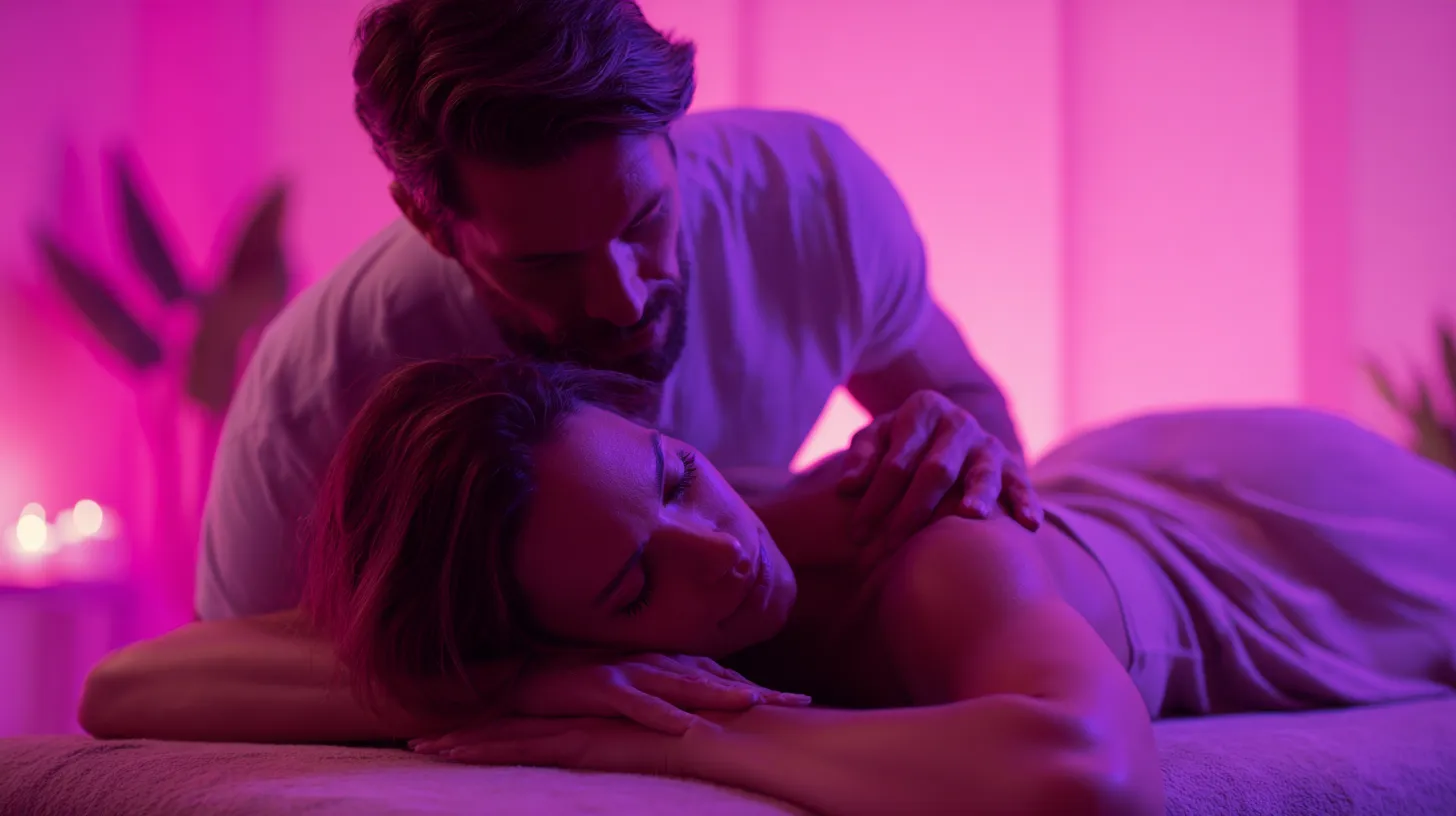 Sultry illustration of G-spot stimulation for squirting